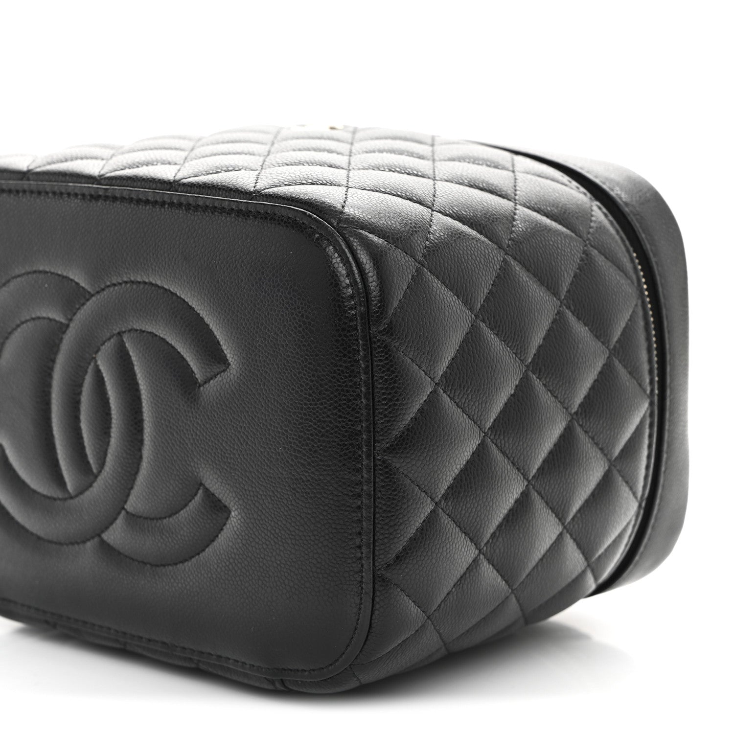 Chanel Caviar Quilted Large Vanity Pouch Black 11 of 11