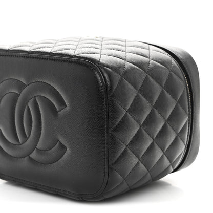 Chanel Caviar Quilted Large Vanity Pouch Black 11 of 11