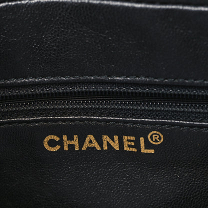 Chanel Lambskin Quilted Chocolate Bar Camera Case Black 6 of 12