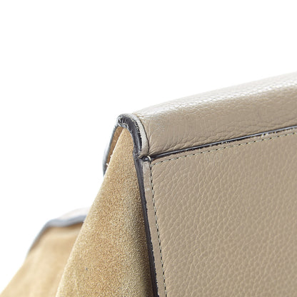 Celine Drummed Calfskin Suede Large Trapeze Dune 11 of 18