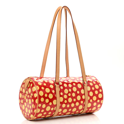 Louis Vuitton Vernis Kusama Infinity Dots Papillon 30 Red 3 of 13