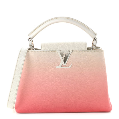 Louis Vuitton Taurillon Gradient Cloudy Capucines BB Corail 1 of 10