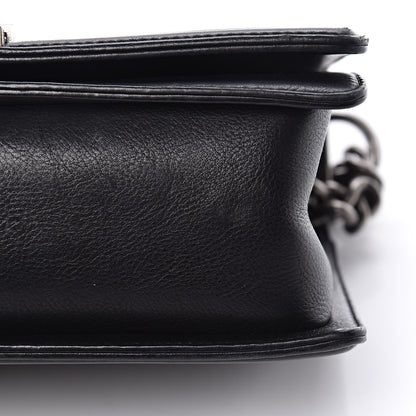 Chanel Calfskin Quilted Medium Boy Flap Black 10 of 18