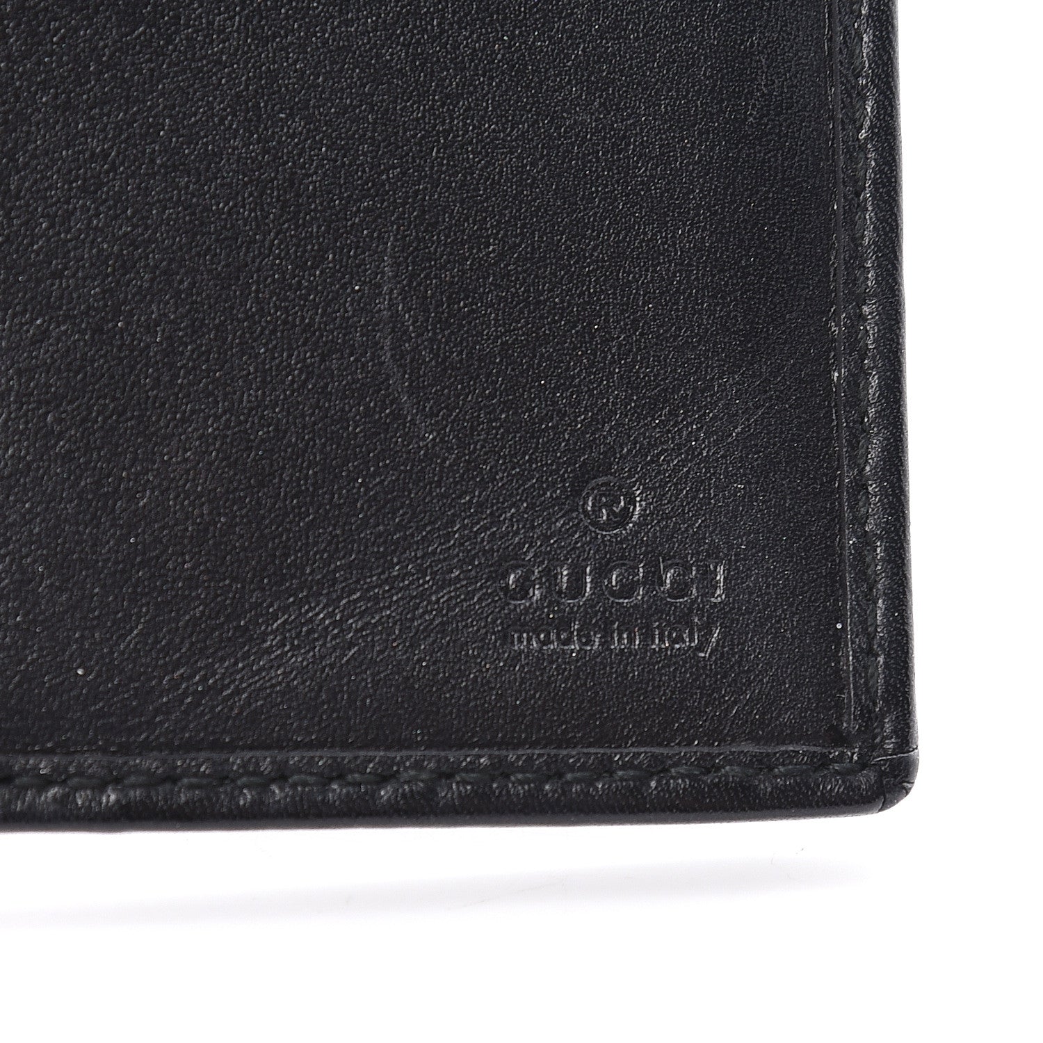 Gucci Imprime Monogram GG Pierce Chain Clutch Wallet Black 8 of 12