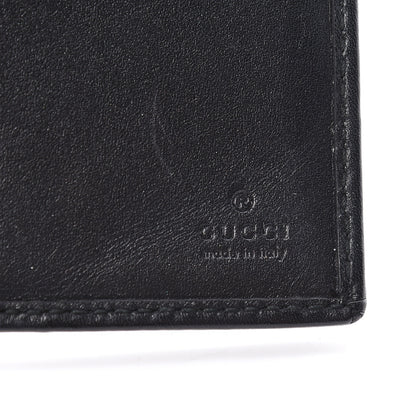 Gucci Imprime Monogram GG Pierce Chain Clutch Wallet Black 8 of 12