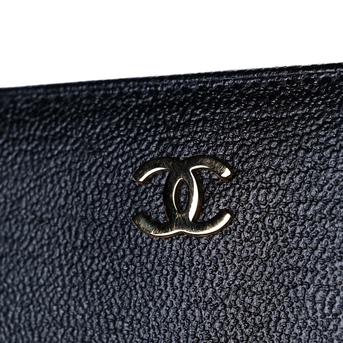 Goatskin CC Bi-Fold Wallet Black