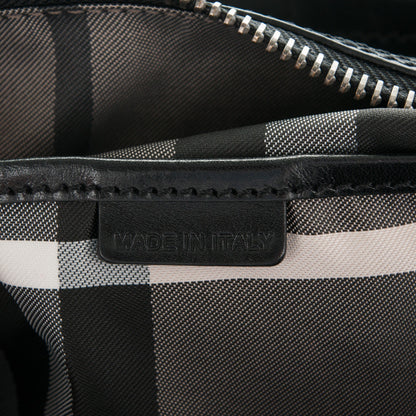 Burberry Prorsum Lambskin Studded Knight Satchel Black 7 of 8