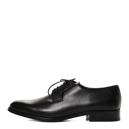 Saint Laurent Calfskin Mens Simon Derby Lace Up Shoes 41.5 Black 1 of 10