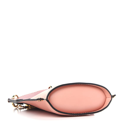 Chloe Shiny Calfskin Goatskin Mini Aby Bi-Color Bucket Fallow Pink 4 of 8