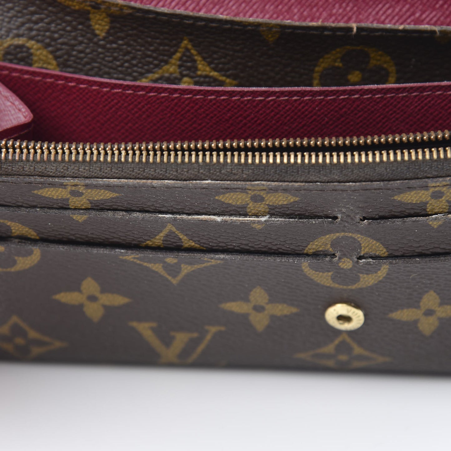 Monogram Emilie Wallet Fuchsia