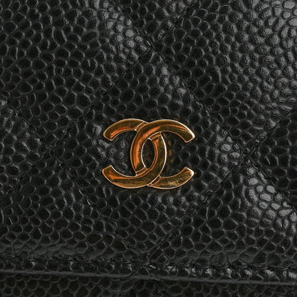 Chanel Caviar Quilted Wallet on Chain WOC Black 12 of 12