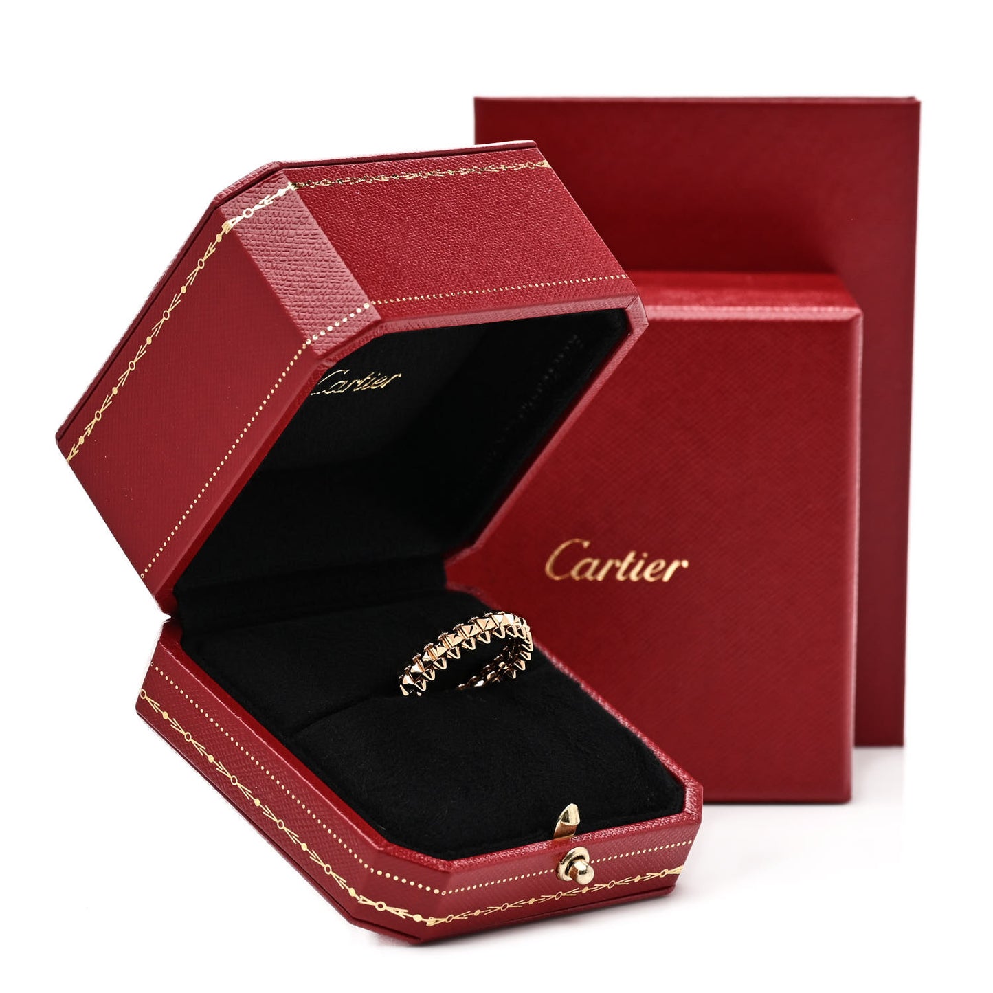 18K Pink Gold SM Clash De Cartier Ring 57 8