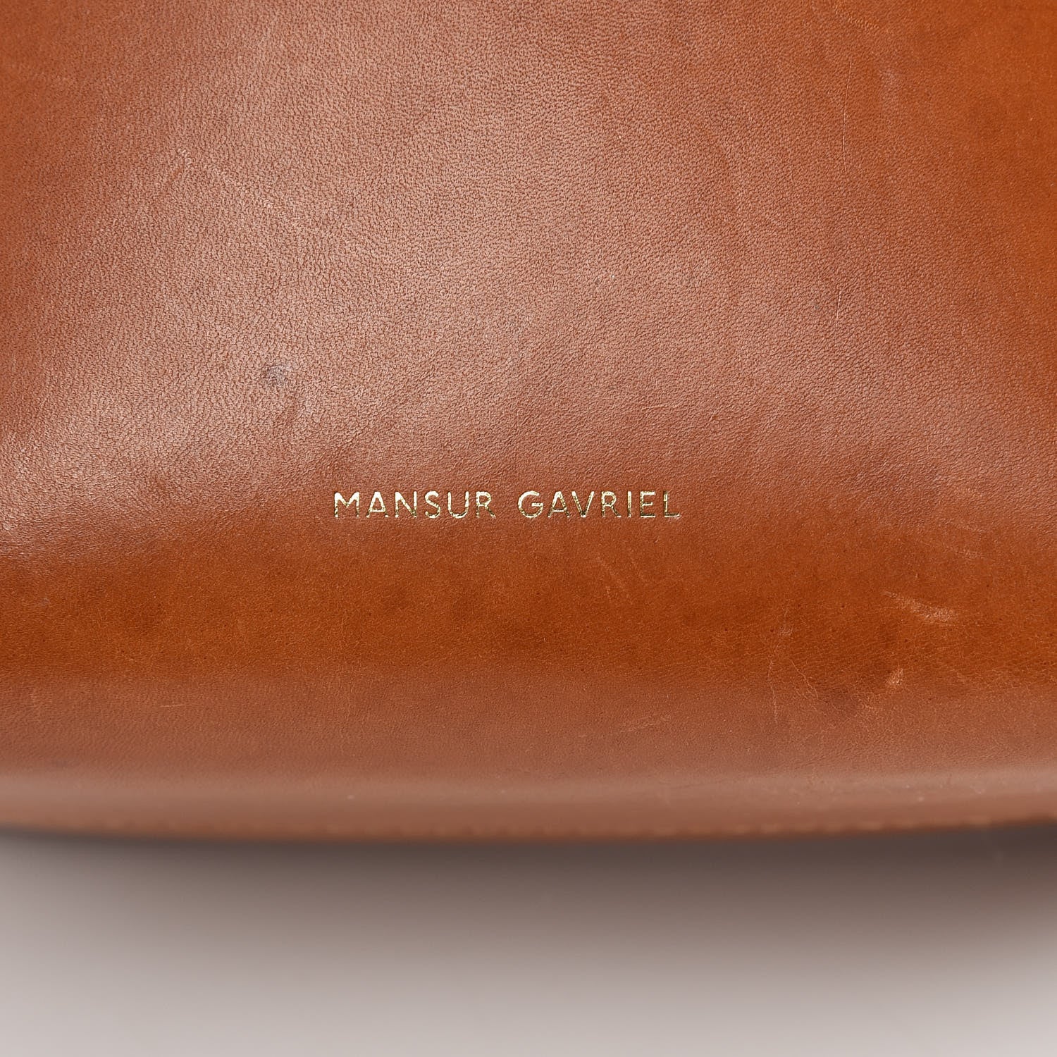Mansur Gavriel Calfskin Mini Mini Bucket Bag Camello Rosa 8 of 13