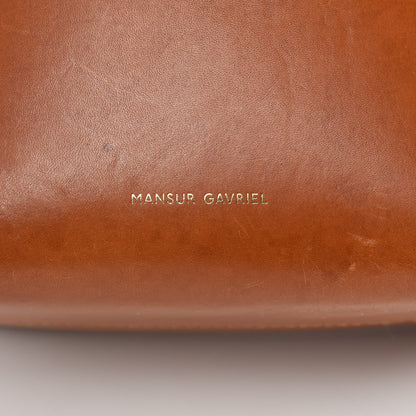Mansur Gavriel Calfskin Mini Mini Bucket Bag Camello Rosa 8 of 13