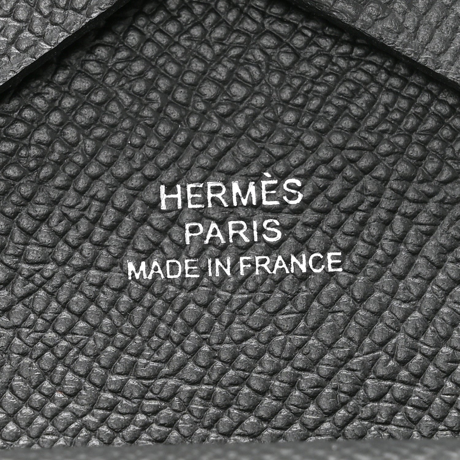 Hermes Epsom Calvi Duo Card Case Black 6 of 8