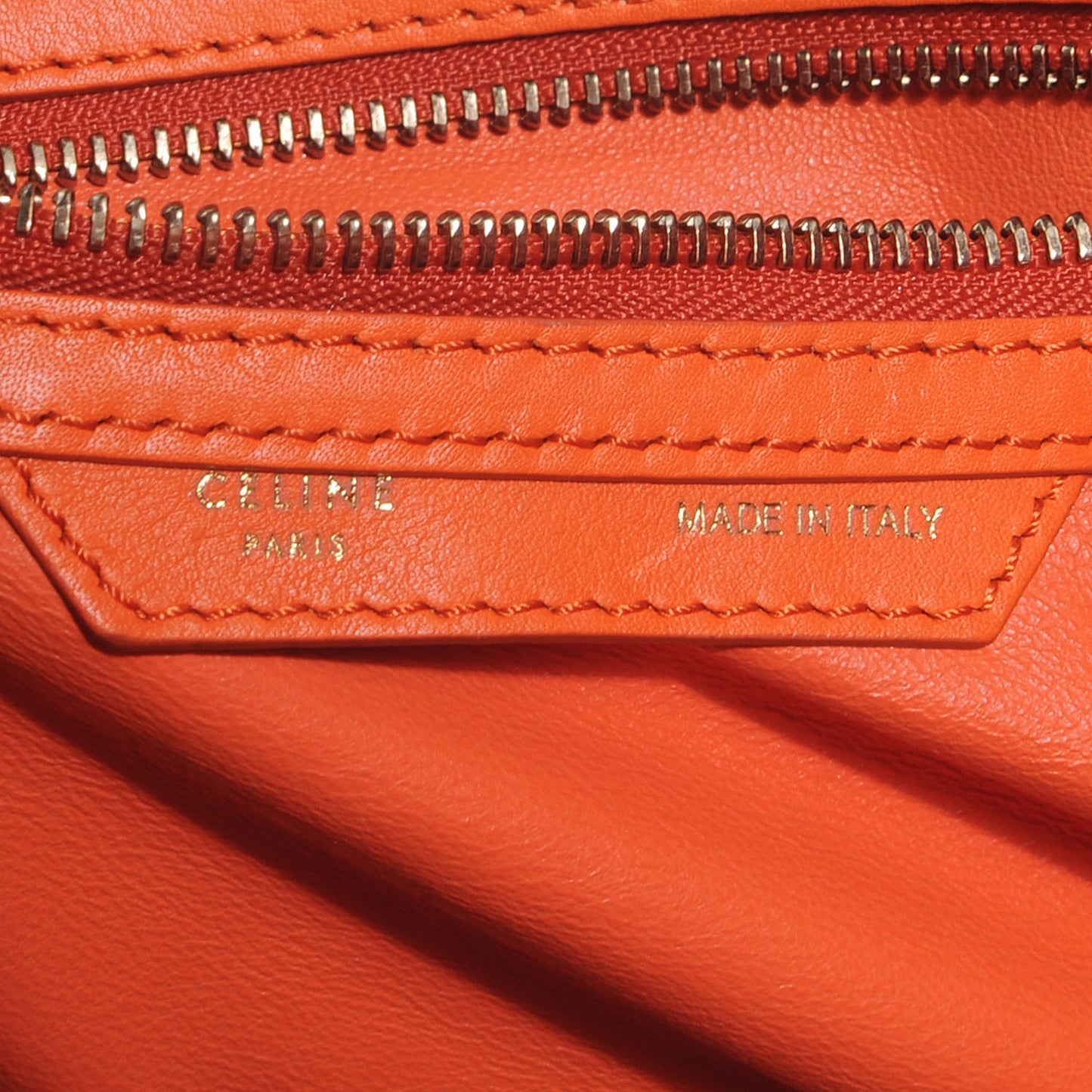 Smooth Calfskin Mini Luggage Bag Vermillion