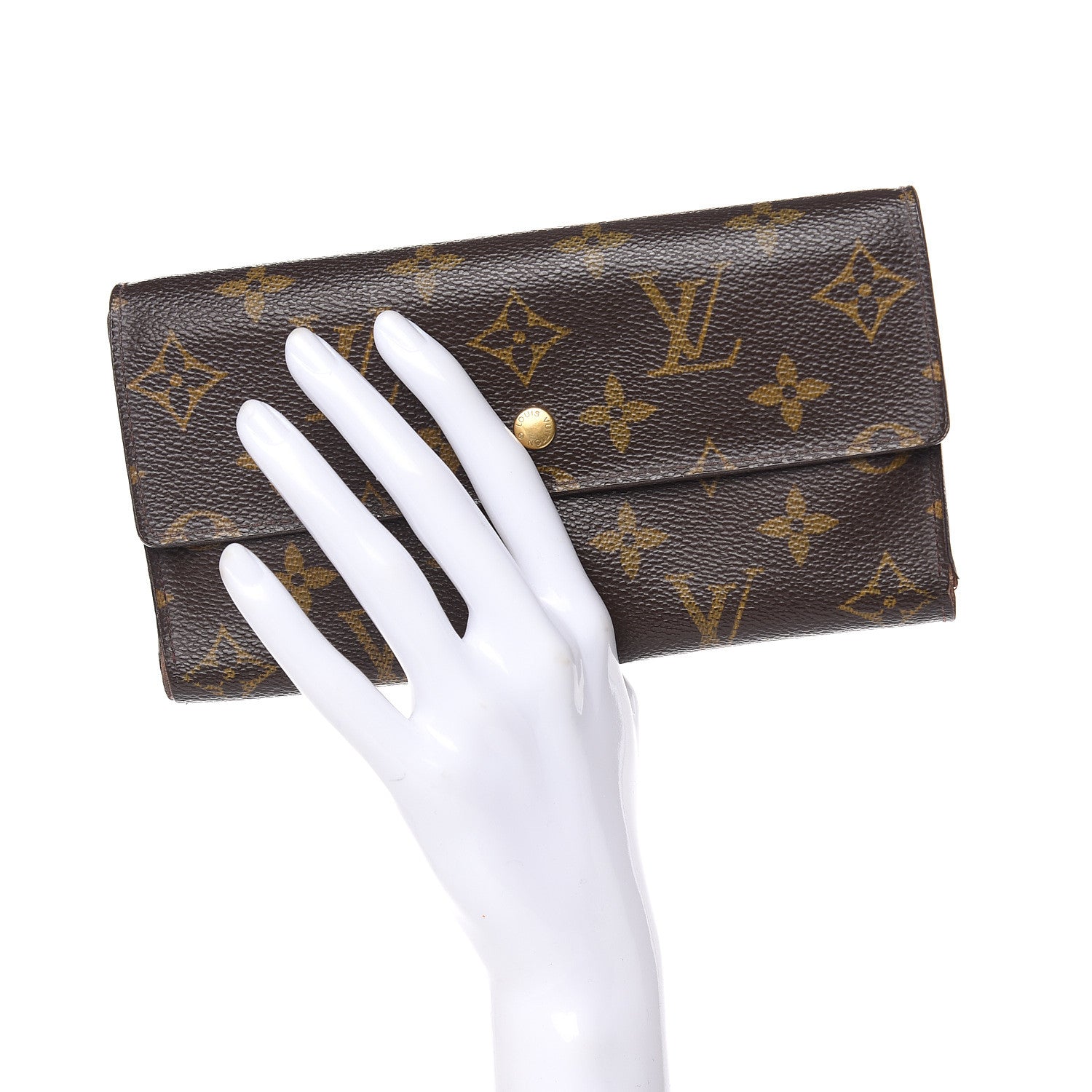 Louis Vuitton Monogram Porte Tresor International Wallet 2 of 16