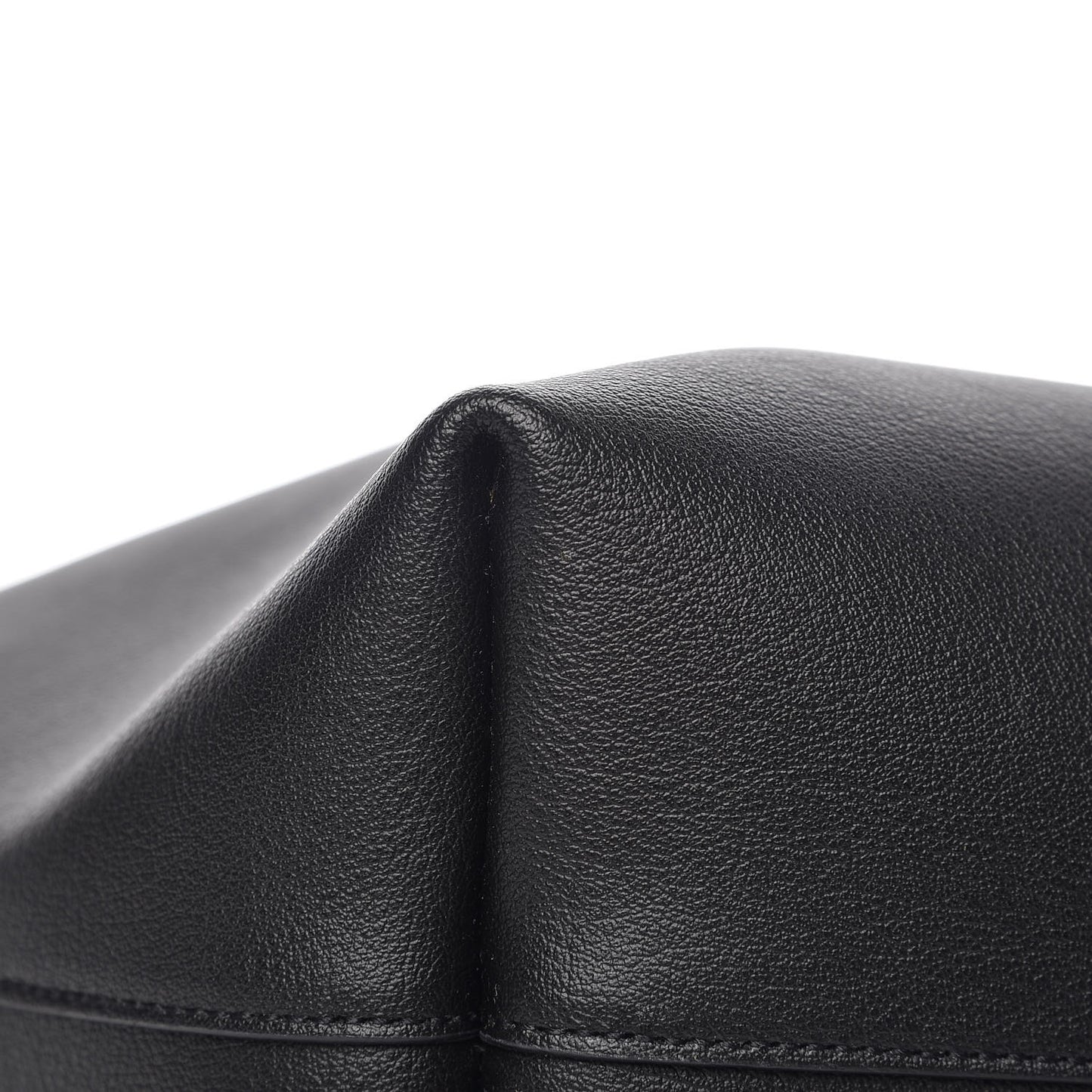 Calfskin Large Shopping Tote Black