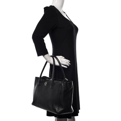 Chanel Calfskin Cerf Shopper Tote Black 2 of 14
