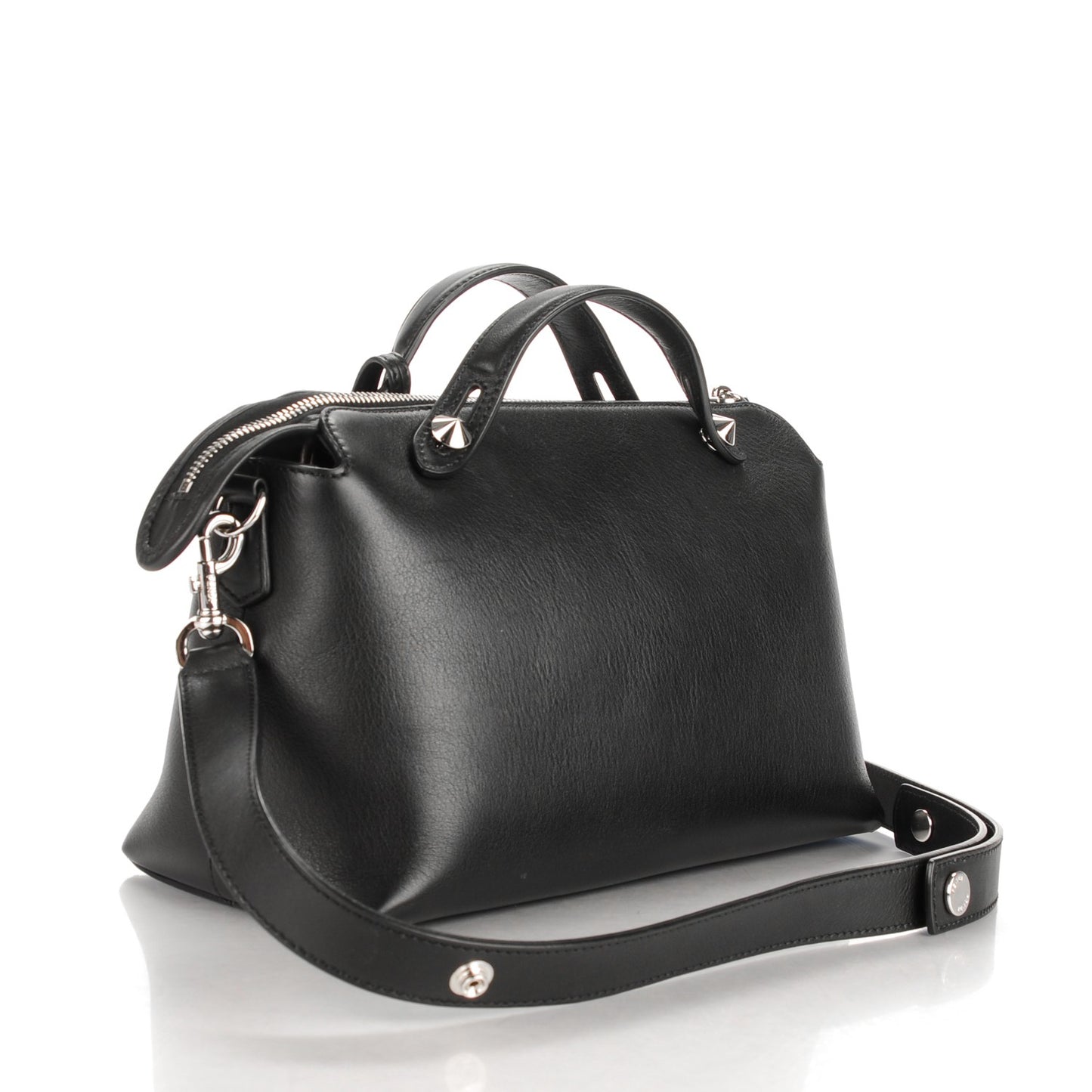 Vitello Dolce Medium By The Way Boston Bag Black