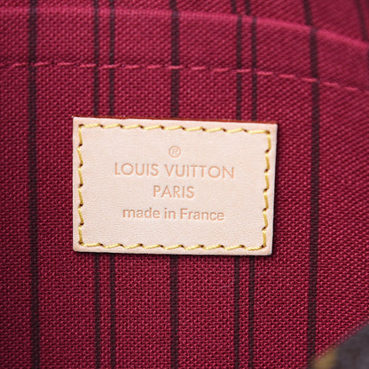 Louis Vuitton Monogram Neverfull MM GM Pochette Fuchsia 6 of 7