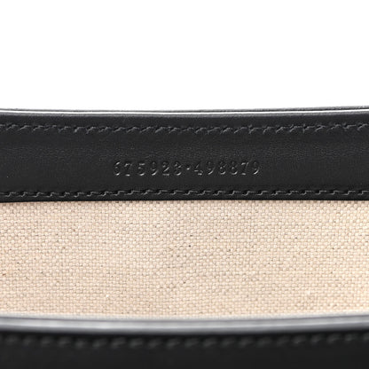 Gucci Charisma Calfskin Gucci Embossed Shoulder Flap Bag Black 7 of 10