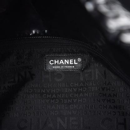 Chanel Vinyl XL Coco Cabas Black 7 of 8
