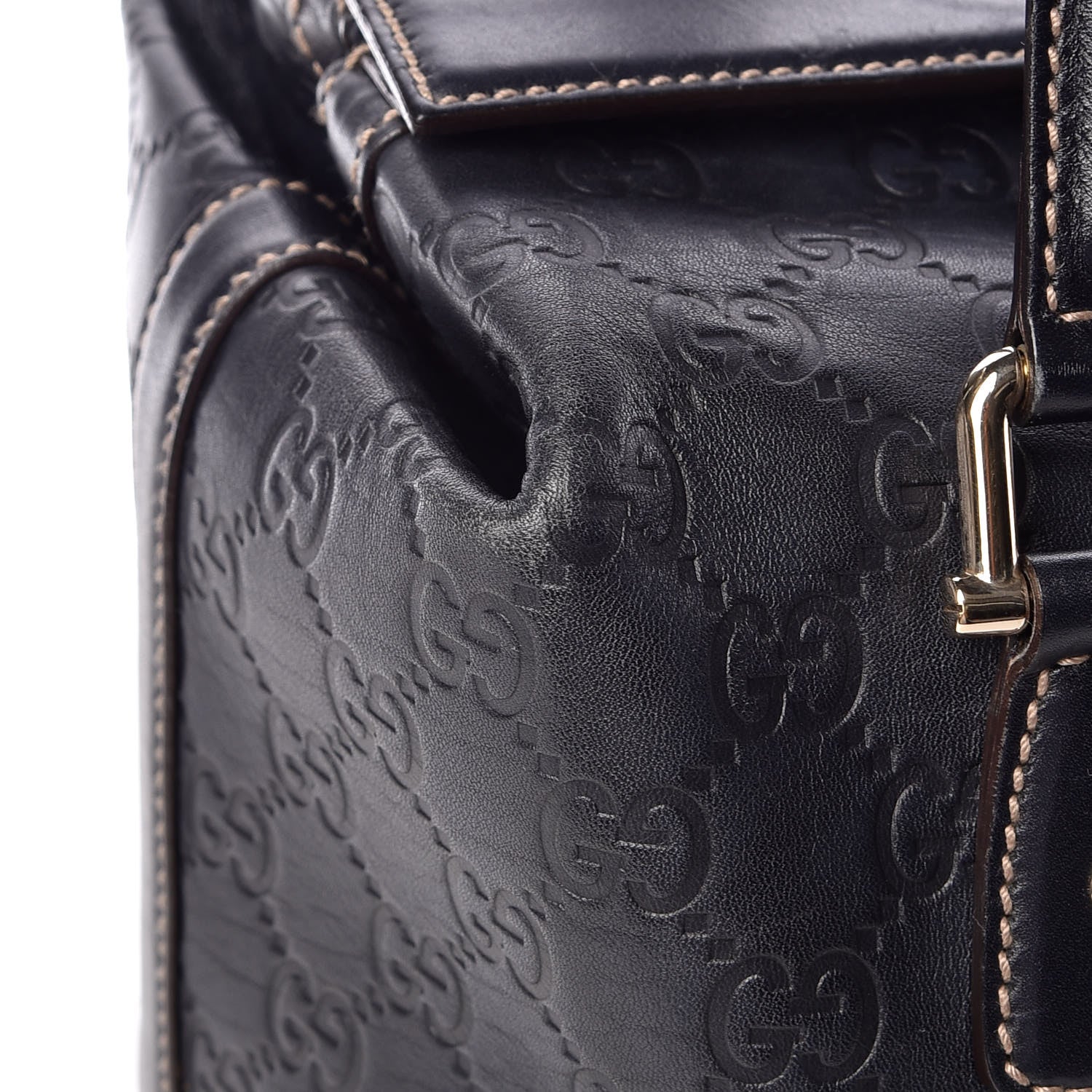 Gucci Guccissima Treasure Boston Black 14 of 18