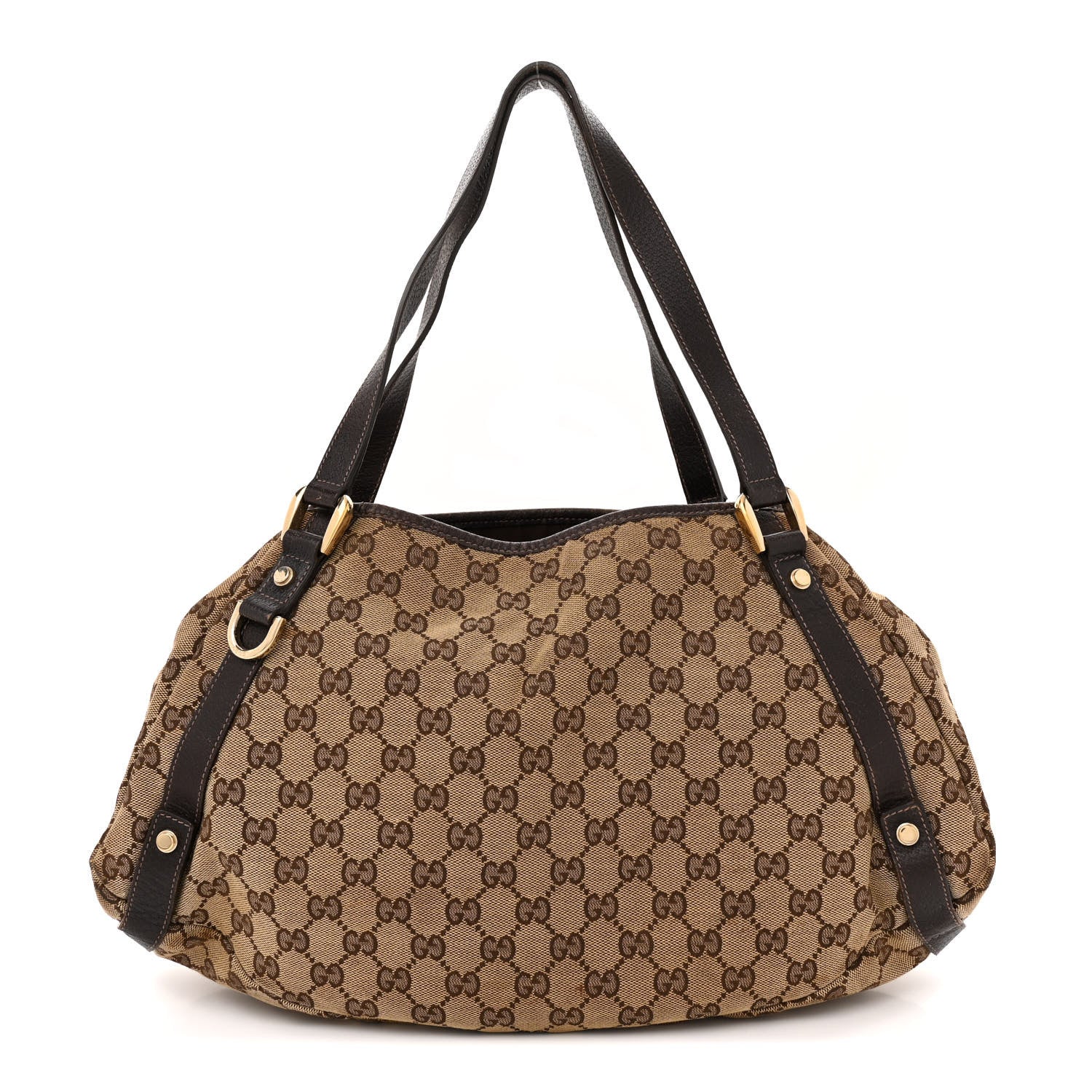 Gucci Monogram Medium Abbey Shoulder Bag Dark Brown 1 of 15