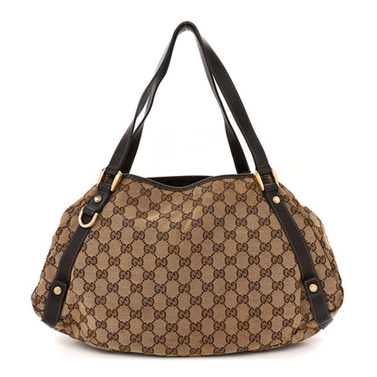 Gucci Monogram Medium Abbey Shoulder Bag Dark Brown 1 of 15