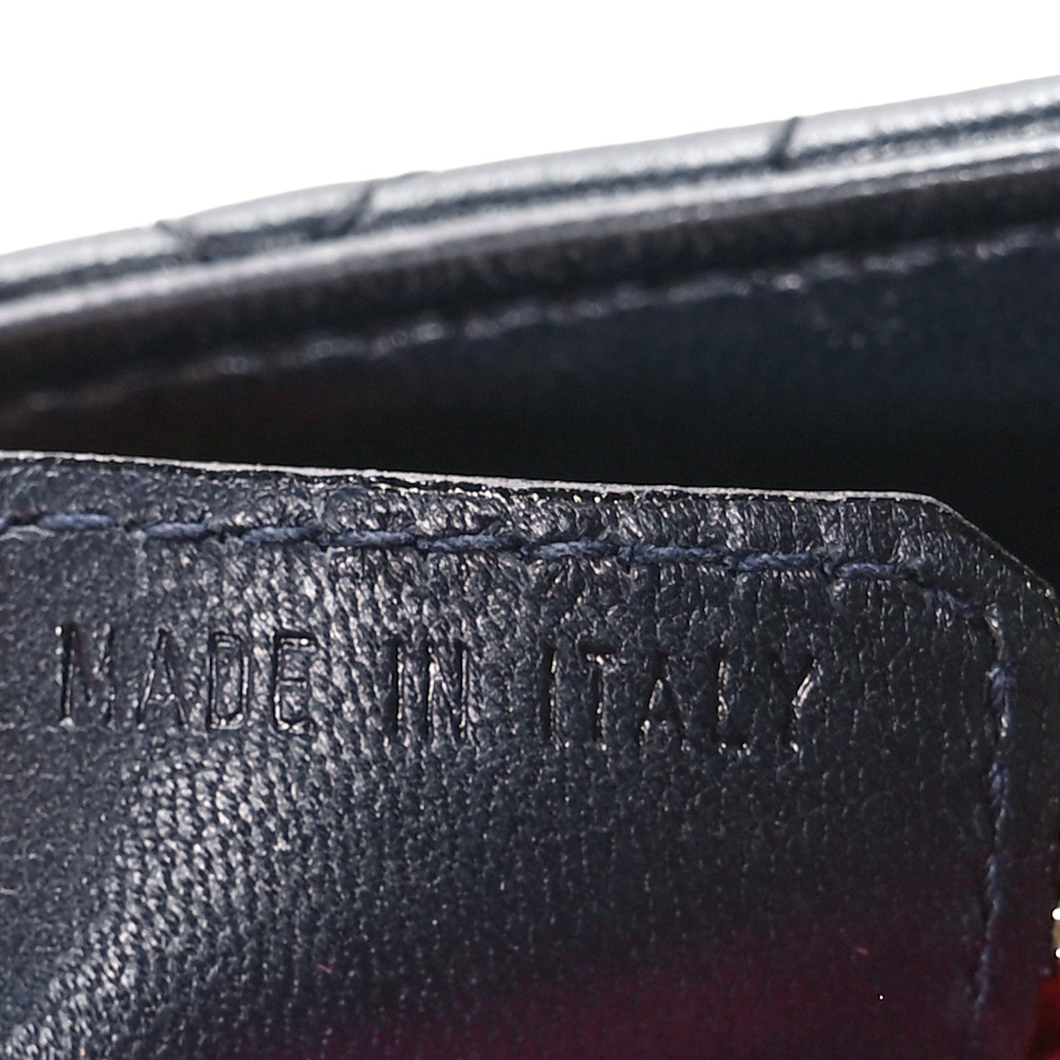 Christian Dior Lambskin Cannage Medium Lady Dior Navy Blue 7 of 11