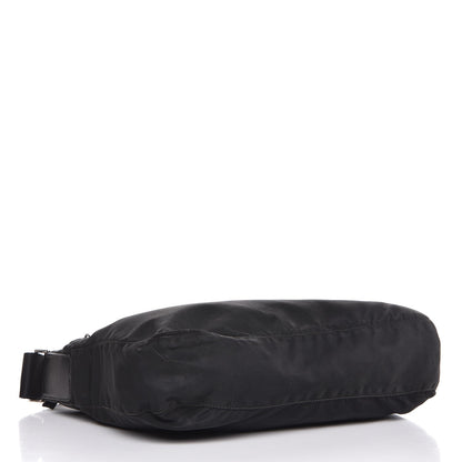Prada Nylon Flat Messenger Bag Black 4 of 7