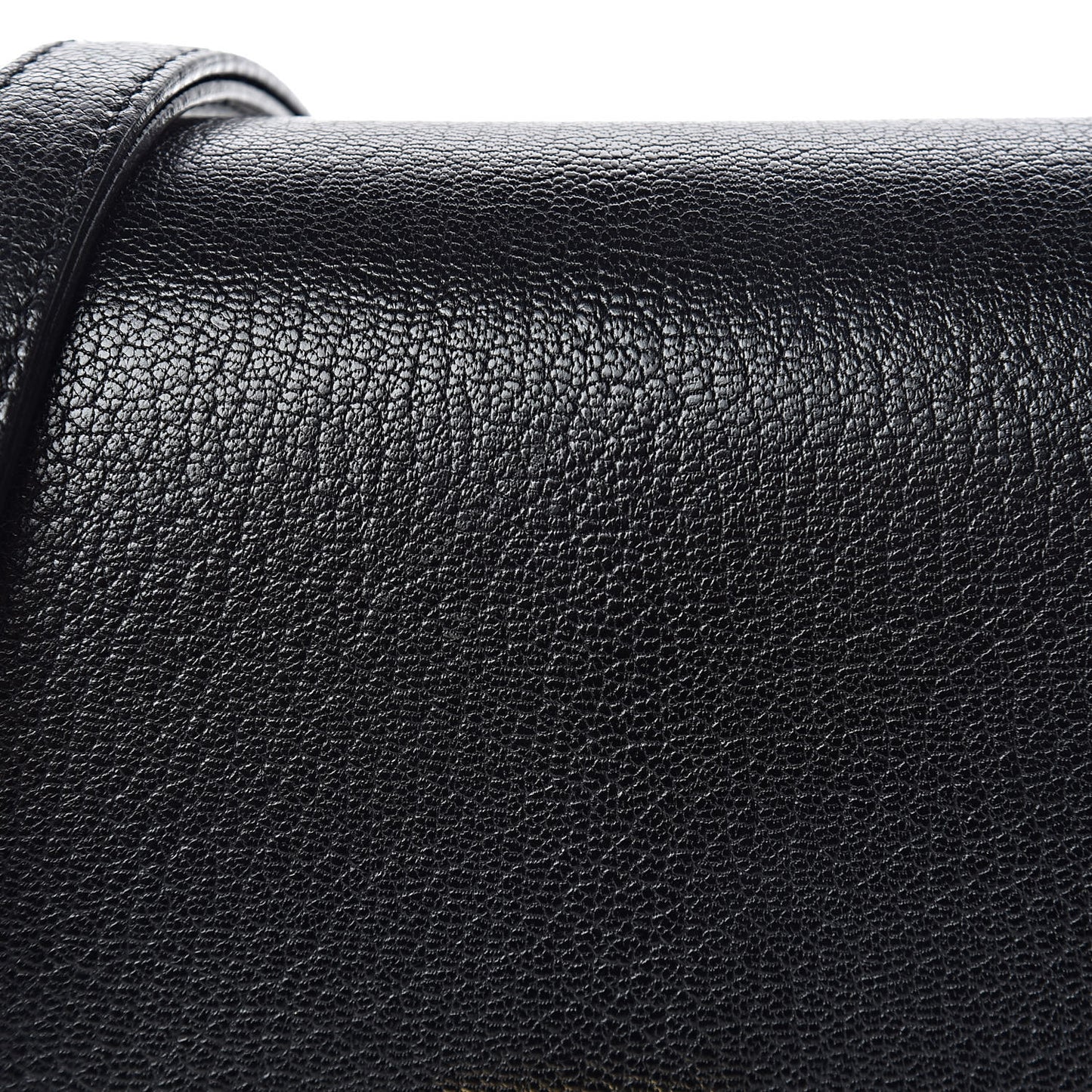 Goatskin Medium Classic Box Flap Bag Black