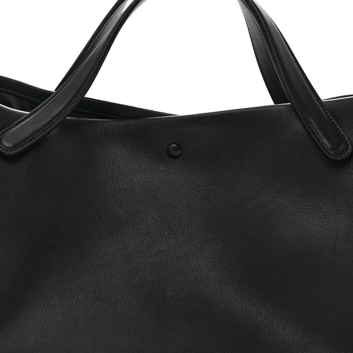 The Row Polished Saddle Calfskin Idaho Top Handle Black 7 of 11