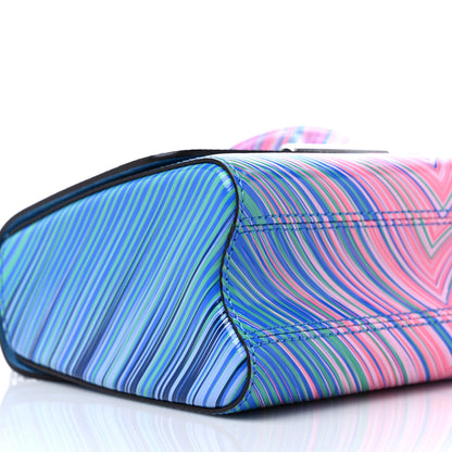 Louis Vuitton Epi Tropical Twist Shoulder Bag MM Blue Rose 8 of 9