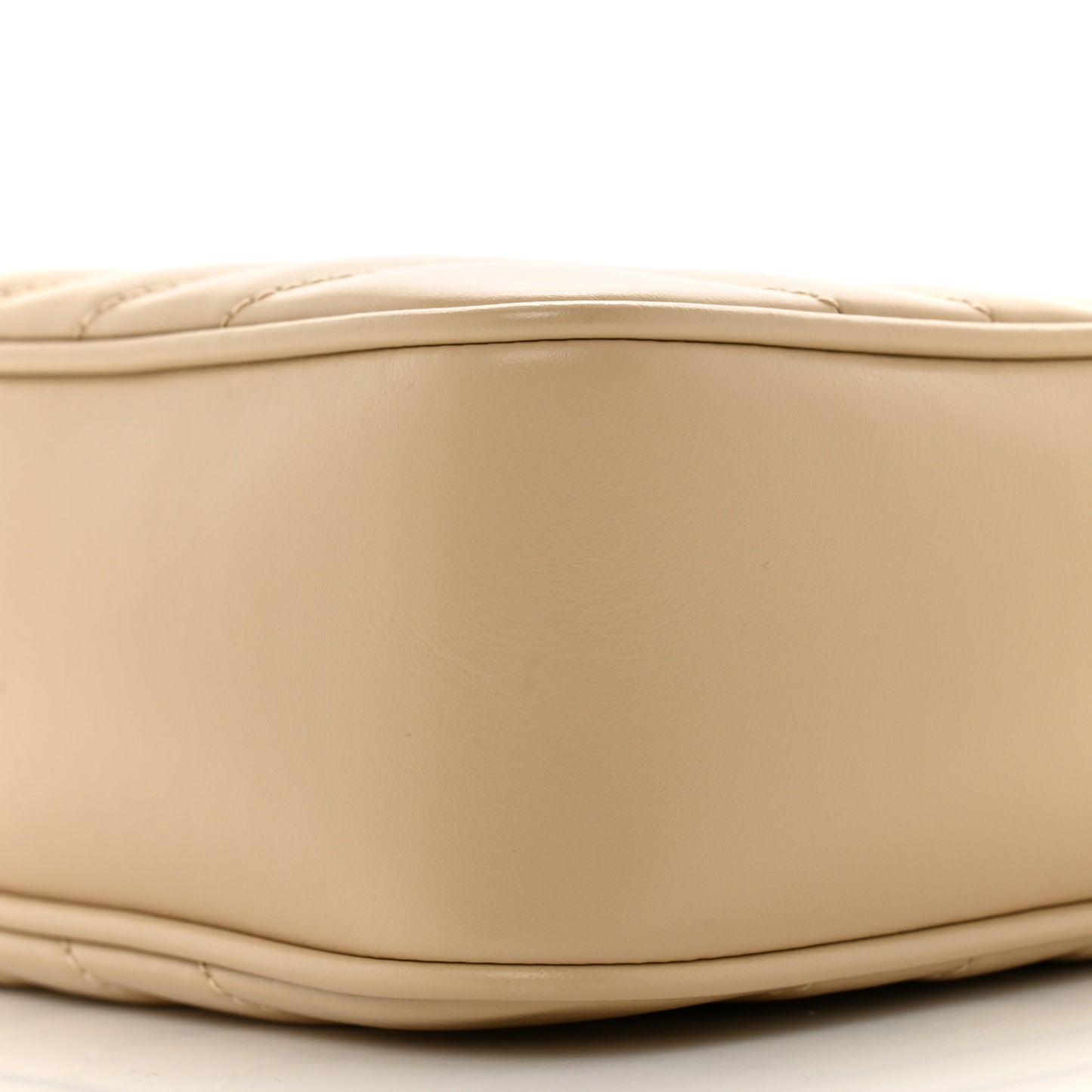 Calfskin Matelasse Monogram Lou Camera Bag Nude Powder