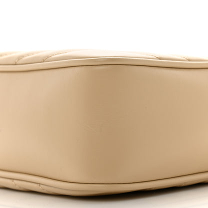 Saint Laurent Calfskin Matelasse Monogram Lou Camera Bag Nude Powder 10 of 13