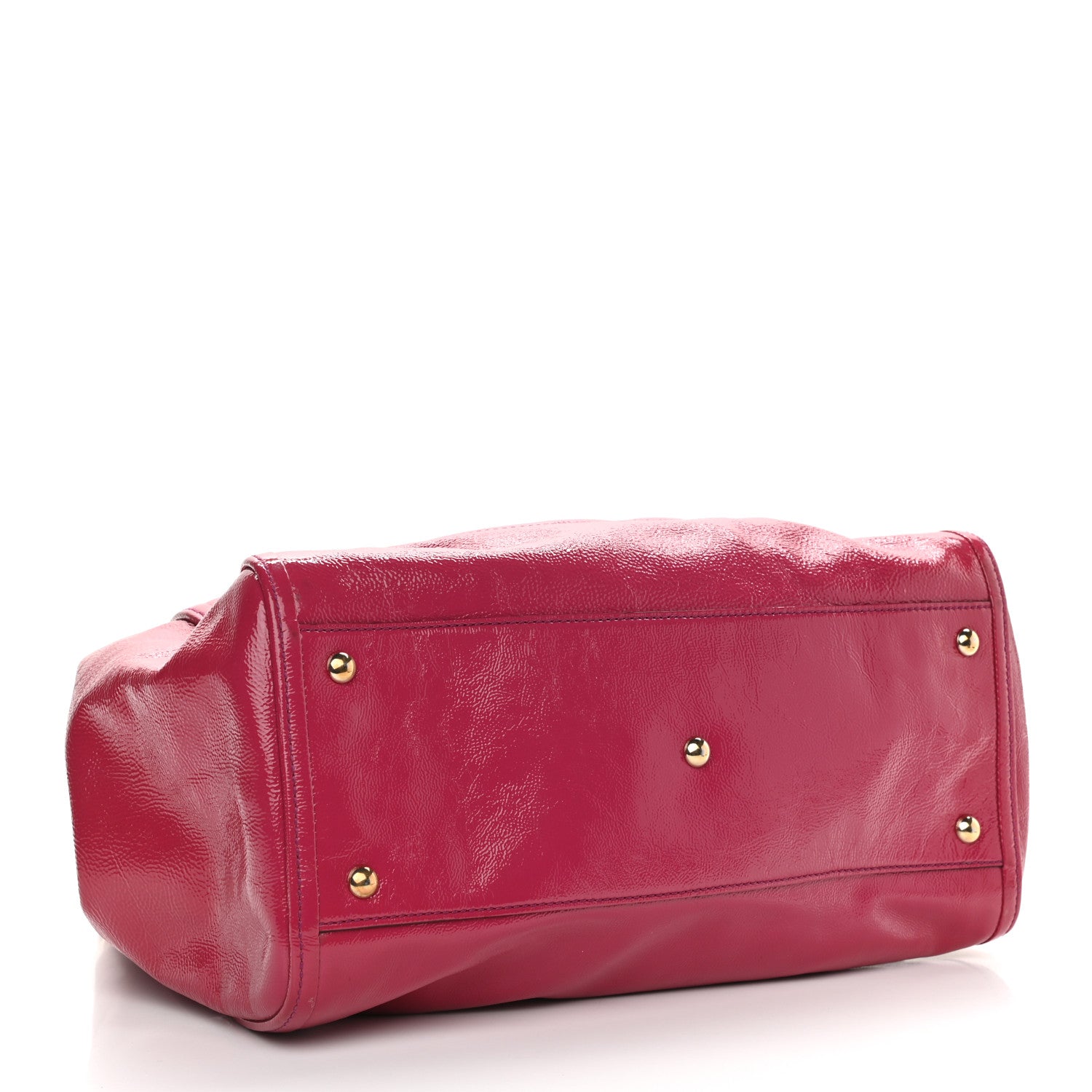 Gucci Vernice Naplack Medium Soho Shoulder Bag Bright Bouganville 4 of 15