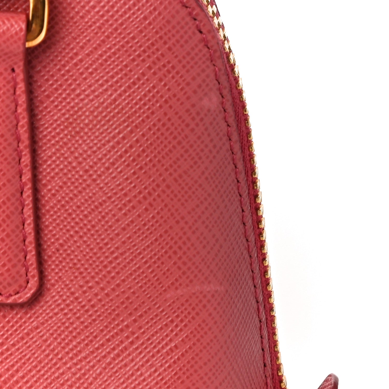 Prada Saffiano Lux Mini Promenade Tote Peonia 10 of 10