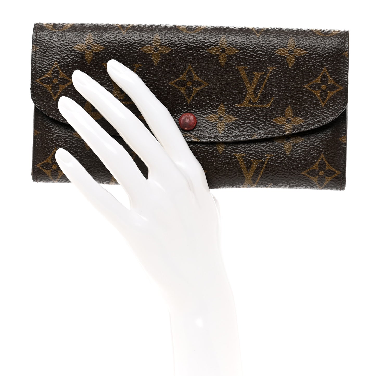 Monogram Emilie Wallet Rouge