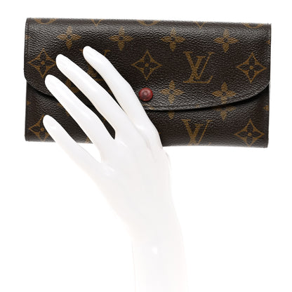Louis Vuitton Monogram Emilie Wallet Rouge 3 of 12