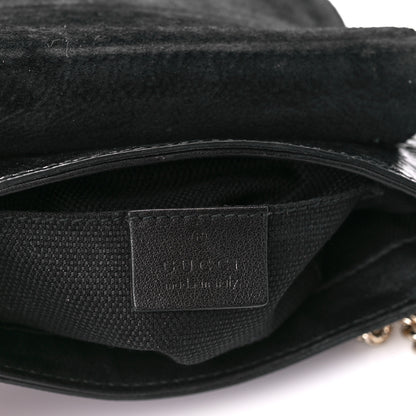 Gucci Vernice Naplack Small Soho Flap Crossbody Black 6 of 11