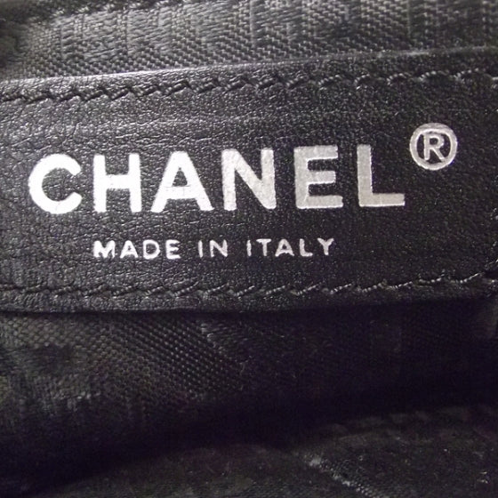 Velvet Quilted East West Flap Black