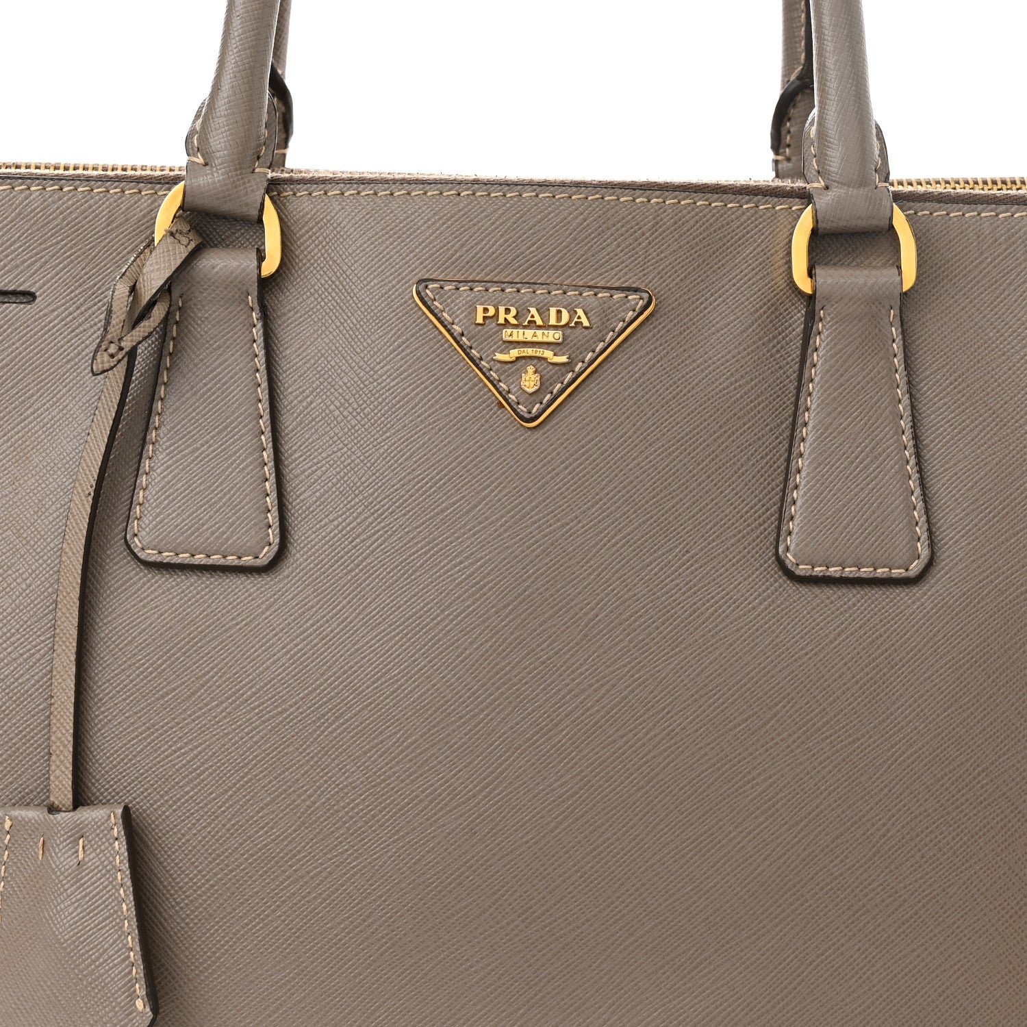 Prada Saffiano Medium Galleria Double Zip Tote Argilla 7 of 15