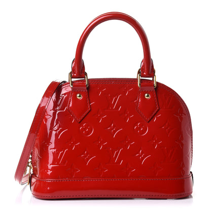 Louis Vuitton Vernis Alma BB Cherry 1 of 9