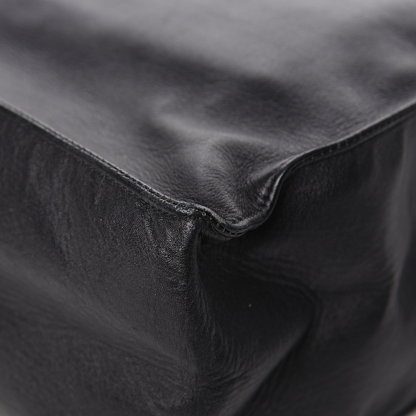 Calfskin CC Tote Black