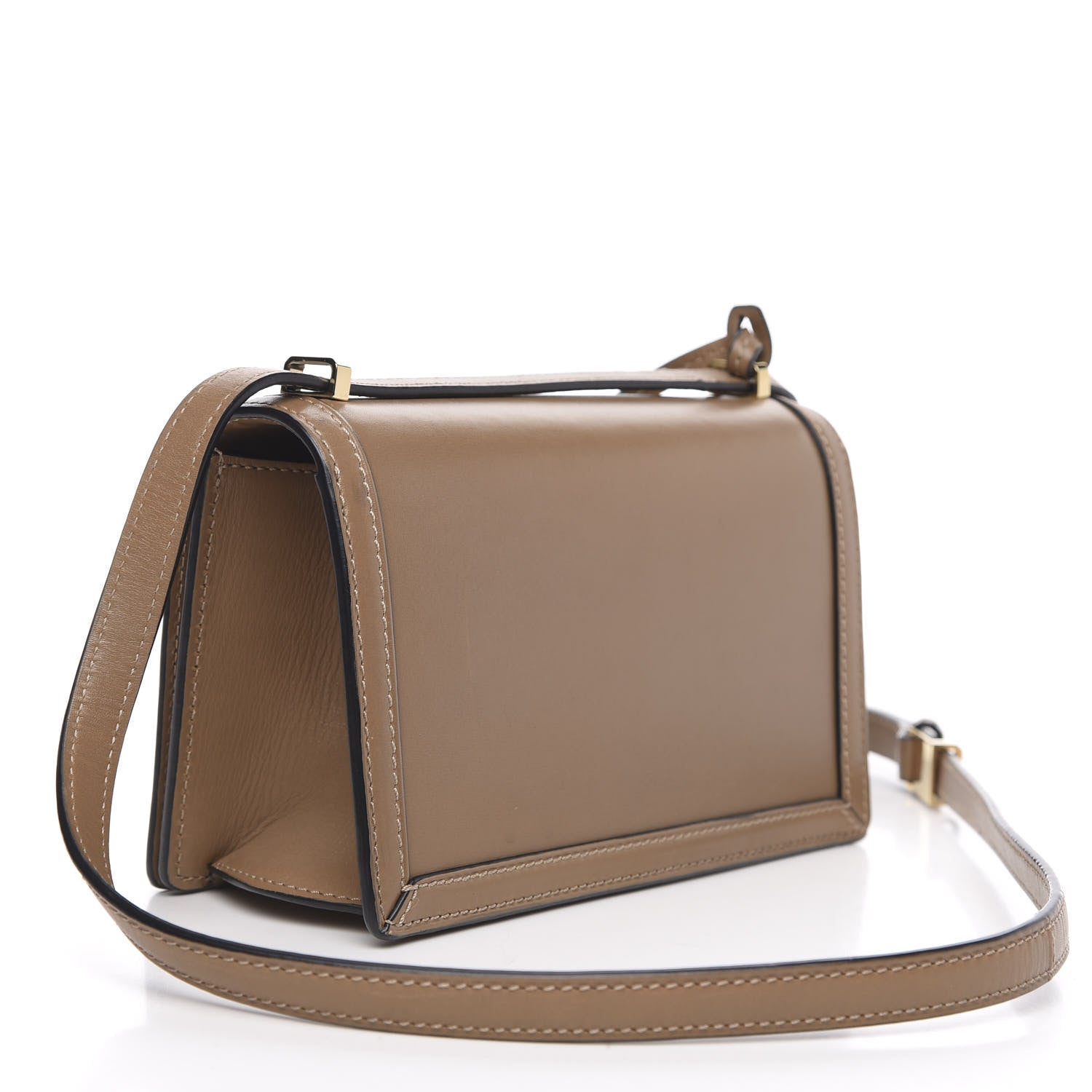 Loewe Calfskin Small Barcelona Shoulder Bag Mink 3 of 13