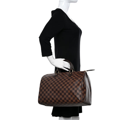 Louis Vuitton Damier Ebene Speedy 35 2 of 9