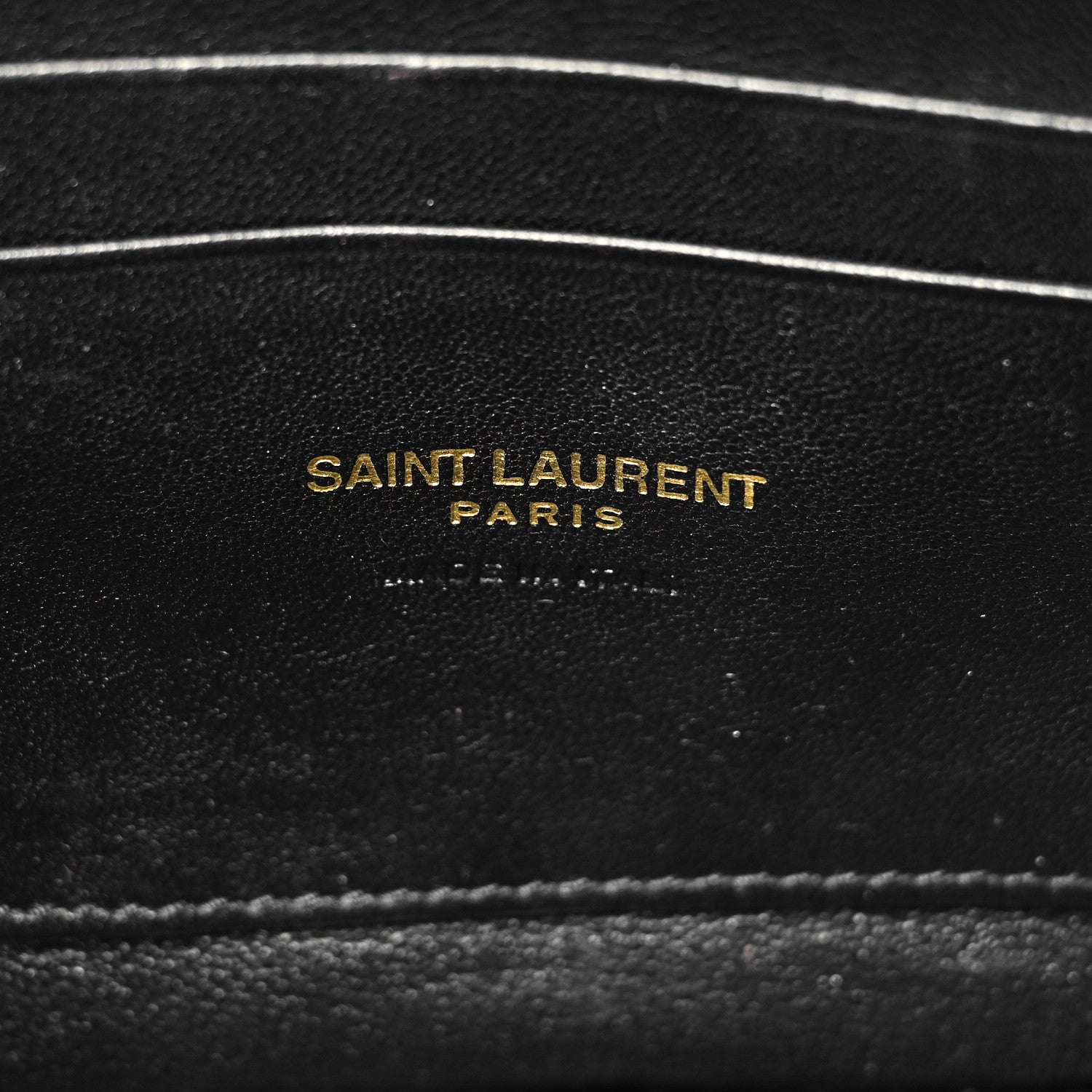 Saint Laurent Grain De Poudre Matelasse Monogram Mini Lou Camera Bag Black 6 of 10