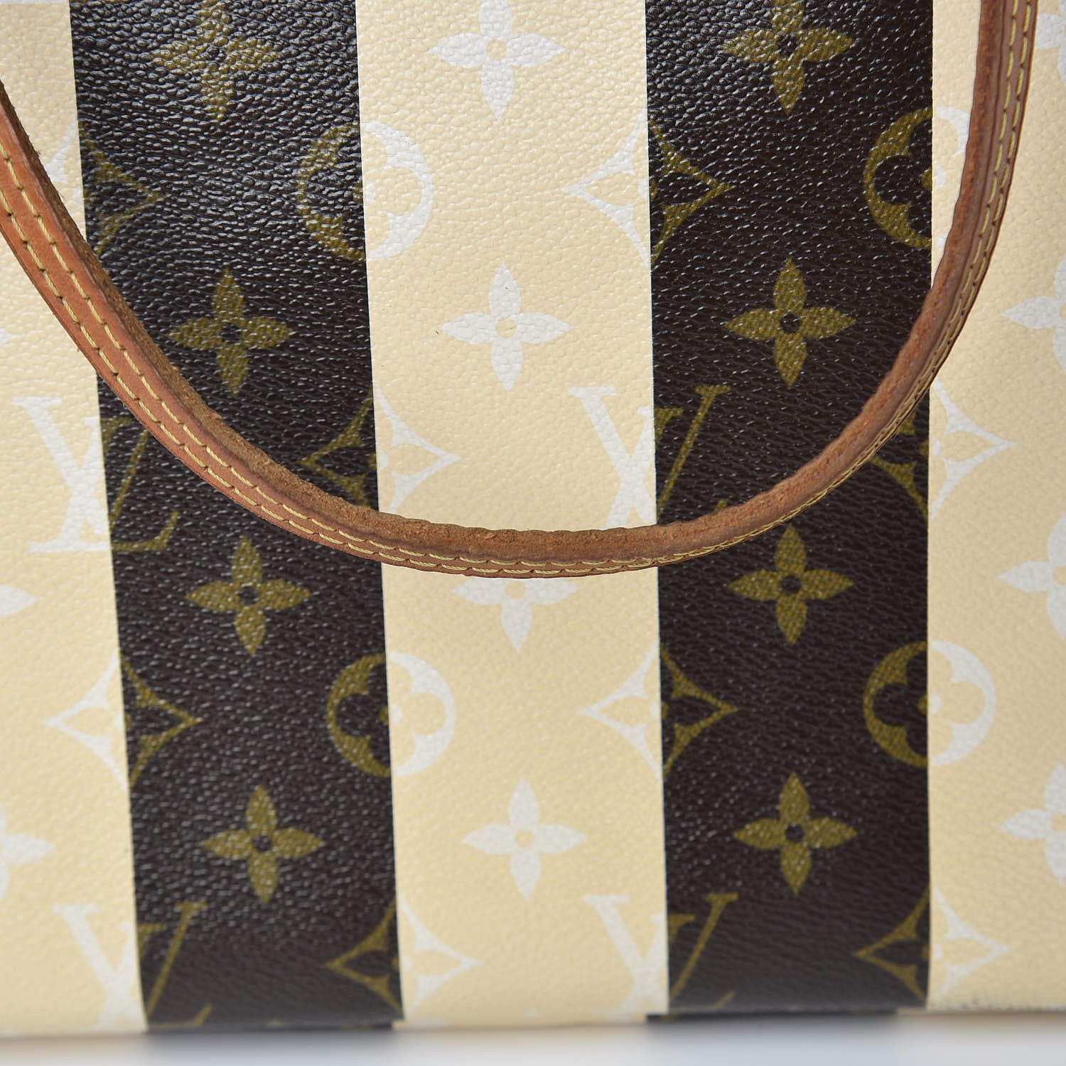 Louis Vuitton Monogram Rayures Neverfull MM 18 of 19